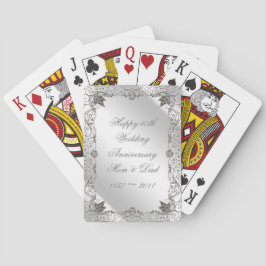 Vlaams Diamond Wedding Jubileum Pokerkaarten