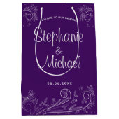 Vlaams en Zwemelen Paars Wedding Gest Hotel Medium Cadeauzakje (Voorkant)