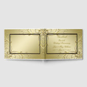 Vlaams Gold Black 50th Wedding Jubileum Gastenboek (Volledig)
