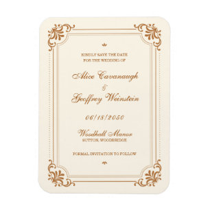  Vlaams huwelijk sparen de datum Magneet