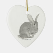 Vlaams konijnenschets keramisch ornament (Rechts)