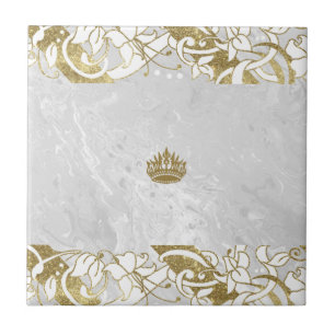 Vlaams luxe koninklijk elegant patroon tegeltje