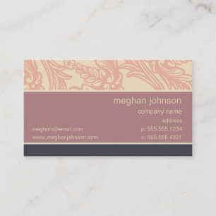 Vlaams model voor Soft Eggplant Chic-visitekaartje Visitekaartje