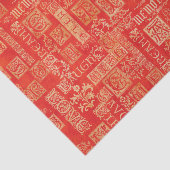 Vlaams ontwerp, hoge kleuren tissuepapier (Detail)