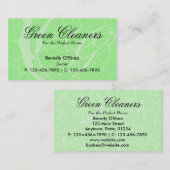 Vlaams Visitekaartje/Groen Visitekaartje (Voorkant / Achterkant)