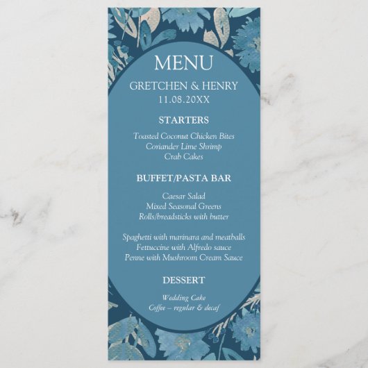 Vlaams Waterverf Tekenmenu Kaart (Voorkant)