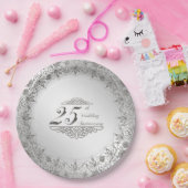 Vlaams zilver 25e Jubileum Bord papier (Feest)