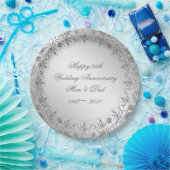 Vlaams zilver 25e Jubileum Bord papier (Feest)