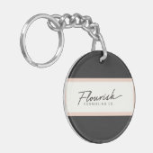 Vlaamse adviseur Co. Acrylische Sleutelhanger (Voorkant Links)