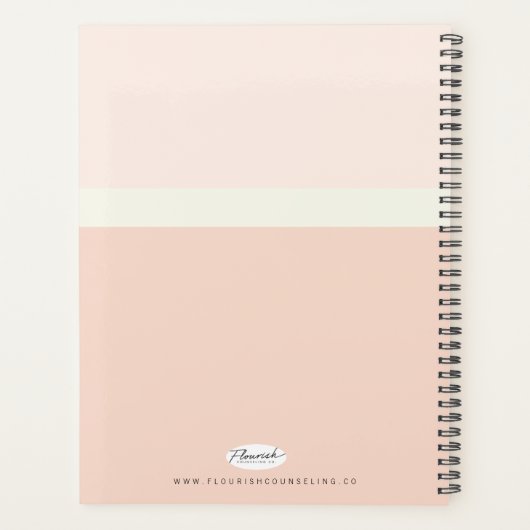 Vlaamse adviseur Co. Spiral Bound Planner (Achterkant)