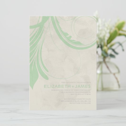 Vlaamse bruiloft Kaart (Staand voorkant)