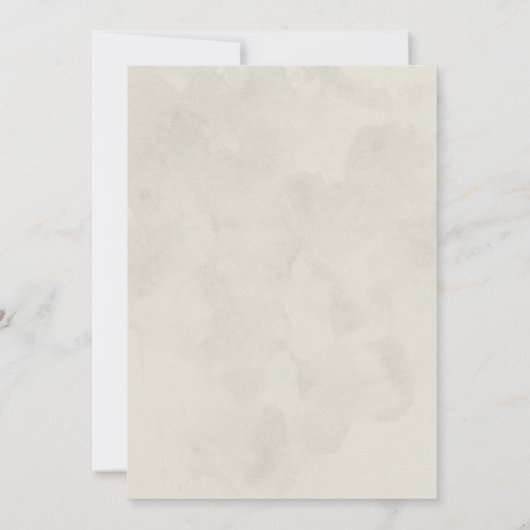 Vlaamse bruiloft Kaart (Achterkant)