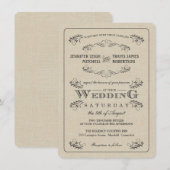  Vlaamse bruiloft Kaart (Voorkant / Achterkant)