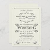 Vlaamse bruiloft Kaart (Voorkant / Achterkant)