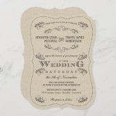 Vlaamse bruiloft-uitnodigingen Kaart (Voorkant / Achterkant)