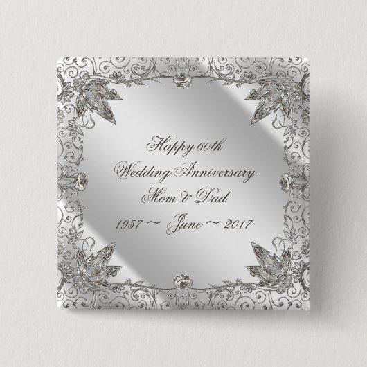 Vlaamse Diamond 60e Button Jubileum (Voorkant)