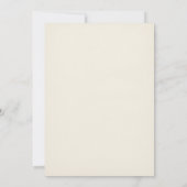  Vlaamse Elegant White Wedding Invitations Kaart (Achterkant)