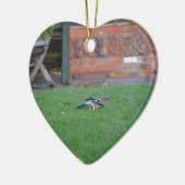 Vlaamse gaai keramisch ornament (Links)