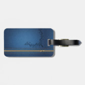 Vlaamse geschilde Jeans Denim Bagagelabel (Achterkant horizontaal)