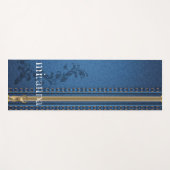 Vlaamse geschilde Jeans Denim Yogamat (Voorkant (horizontaal))