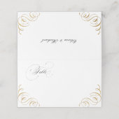 Vlaamse kalligrafie oude trouwhuiskaarten plaatskaartje (Buitenkant ongevouwen)