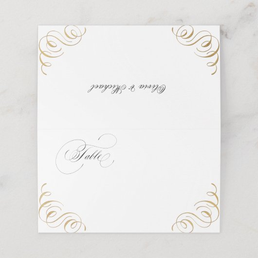 Vlaamse kalligrafie oude trouwhuiskaarten plaatskaartje (Buitenkant ongevouwen)