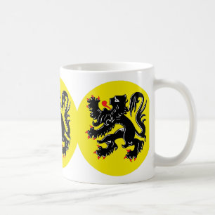 Vlaamse Leeuw van Vlaanderen koffiemok standaard