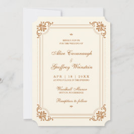 Vlaamse legant Wedding Kaart