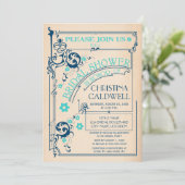  Vlaamse marine Aqua Vrijgezellenfeest Kaart (Staand voorkant)