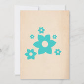  Vlaamse marine Aqua Vrijgezellenfeest Kaart (Achterkant)