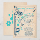  Vlaamse marine Aqua Vrijgezellenfeest Kaart (Voorkant / Achterkant)