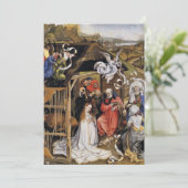 Vlaamse Renaissance Geboorte Feestdagenkaart (Staand voorkant)