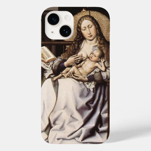 Vlaamse Renaissance Maagd en Kind Case-Mate iPhone Case (Achterkant)