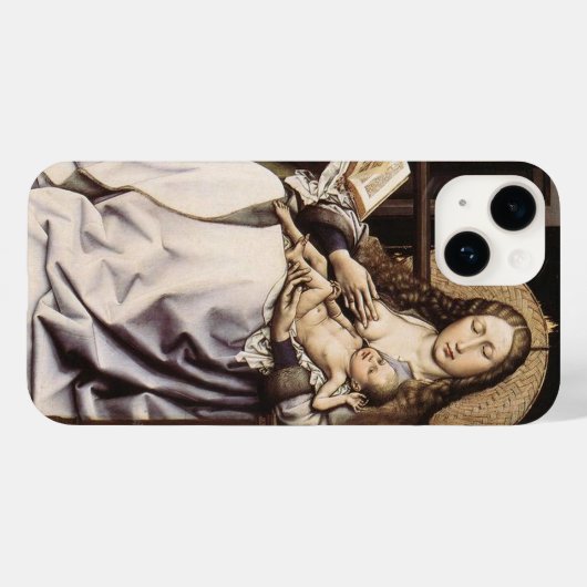 Vlaamse Renaissance Maagd en Kind Case-Mate iPhone Case (Achterkant (horizontaal))