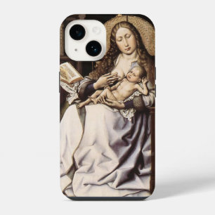 Vlaamse Renaissance Maagd en Kind iPhone 14 Hoesje