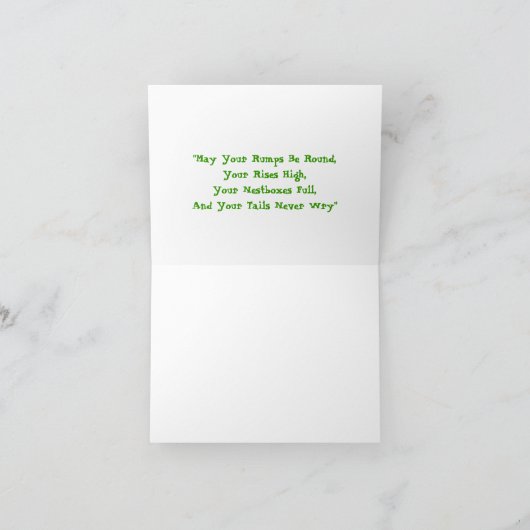 Vlaamse Reuze Zegen Notecards Kaart (Binnen)