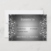 Vlaamse RSVP Bride & Groom Reception Cards (Voorkant)