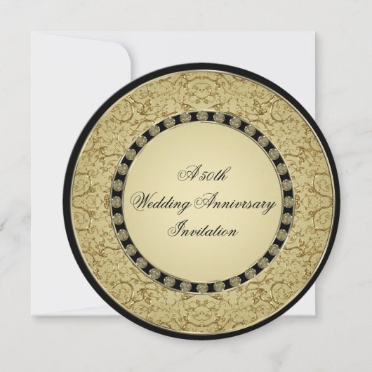 Vlaamse uitnodiging tot het Jubileum van Golden We (Voorkant)