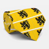 Vlaamse vlag België Stropdas (Opgerold)