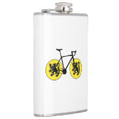 Vlaamse vlag fietsen heupfles (Rechts)