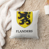 Vlaamse Wapen Heraldische Leeuw Kussen (Deken)