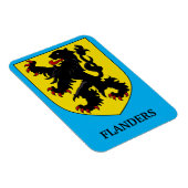 Vlaamse Wapen Heraldische Leeuw Magneet (Rechterzijde)
