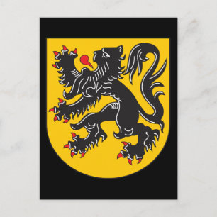 Vlaamse wapenschild briefkaart