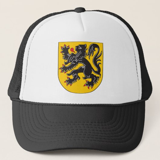 Vlaamse wapenschild trucker pet (Voorkant)