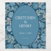 Vlaamse Waterverf - Wijnlabel Wijn Etiket (Enkel label)