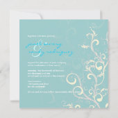 Vlaamse/zwemblaire bladeren/blauw kaart (Achterkant)