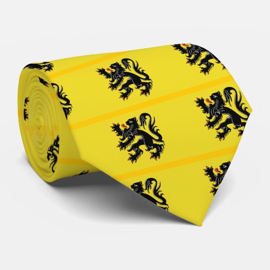 Vlaanderen (België) vlag Stropdas (Opgerold)