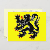 Vlaanderen, Belgische vlag Briefkaart (Voorkant / Achterkant)