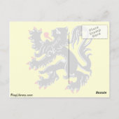 Vlaanderen, Belgische vlag Briefkaart (Achterkant)