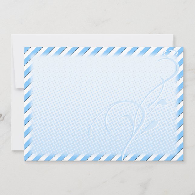 Vlaanderen, blauwe Stippen en strepen (Voorkant)